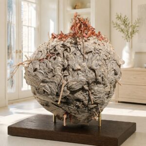 Untouched Architecture — Authentic Abandoned Aerial Hornet Nest